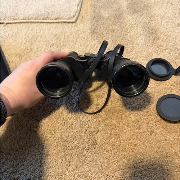 Bushnell Insta Focus Binoculars 10x50 Coated Optics w Case & Lens Covers - Picture 6 of 7